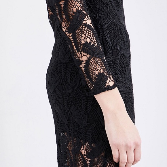 NEW, Black midi Maje dress - Picture 7 of 8